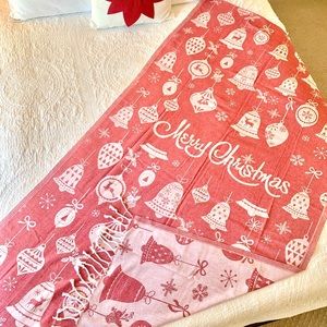 Turkish Christmas Throw Coverlet